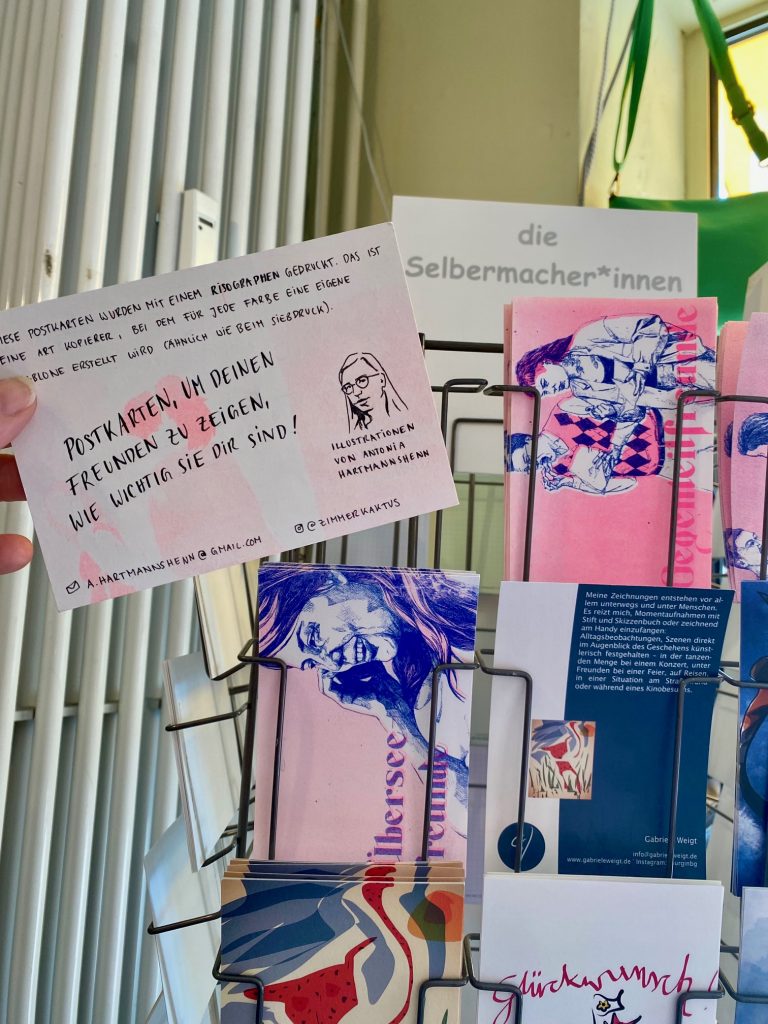 Antonia Hartmannshenn // Illustratorin & Druck mit Risograph